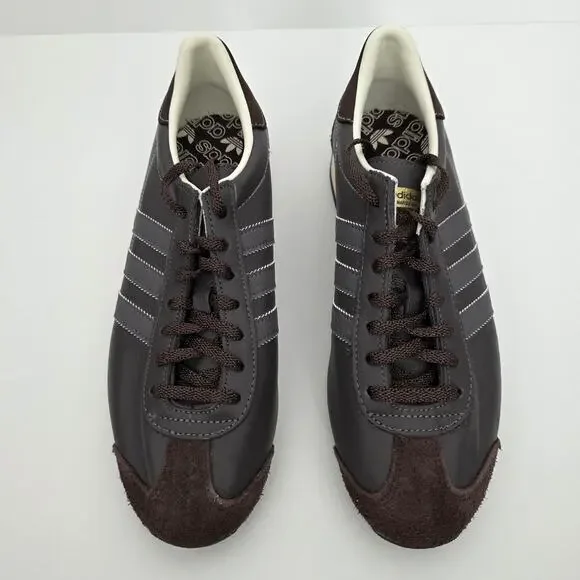 Adidas Originals Dark Brown Country OG Trimmed Leather Sneakers Women's Size 8.5 - Picture 2 of 8